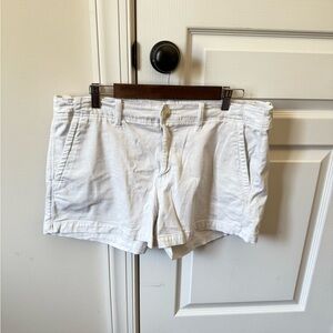 Women's White Casual Shorts